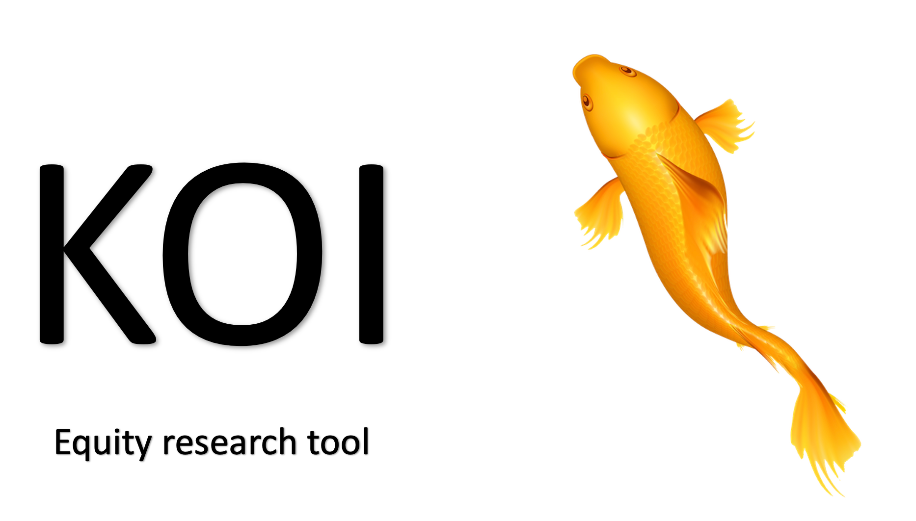 KOI DIY Quant analysis tool