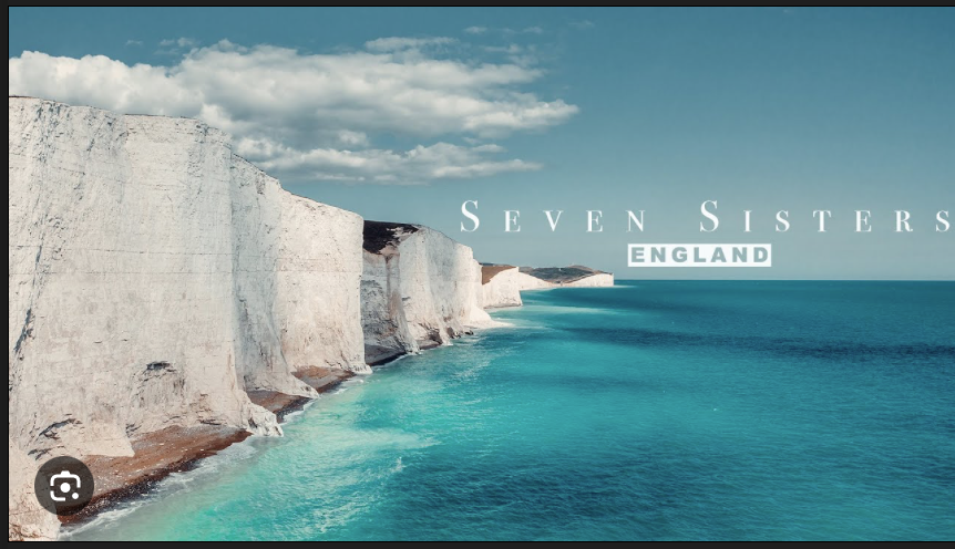 Seven Sisters cliffs view from Seaford Head