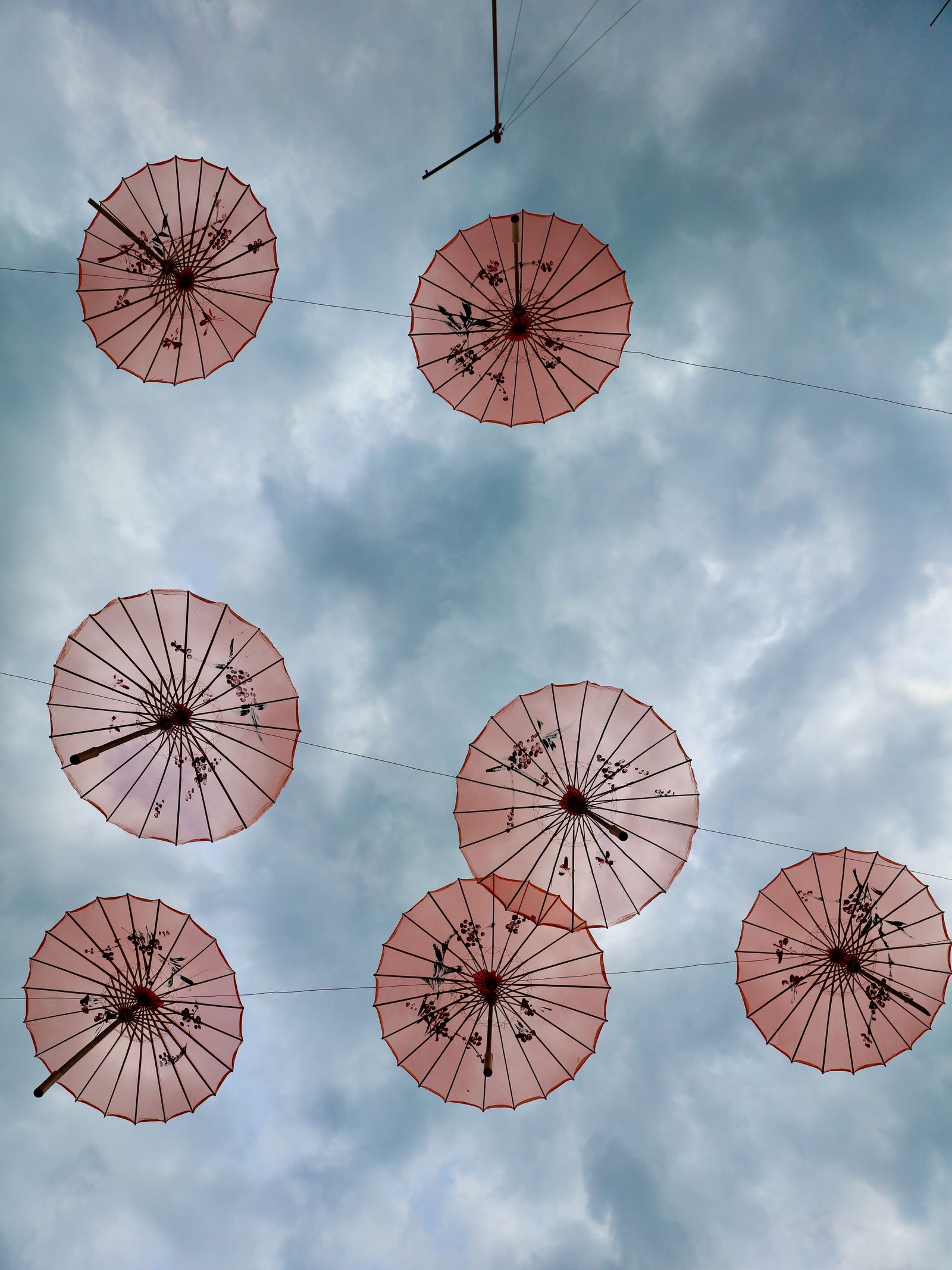 Dance of the Skyward Umbrellas