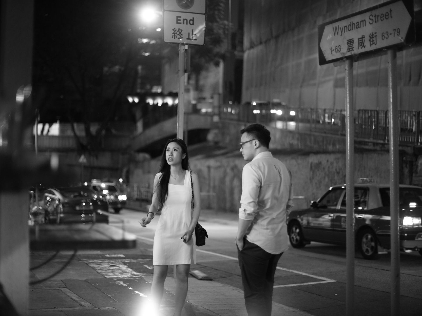 Night Whispers in Monochrome