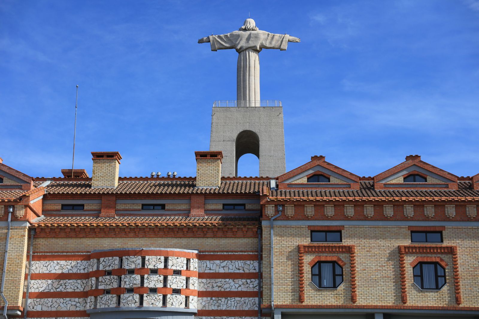 Monument Over Red Bricks