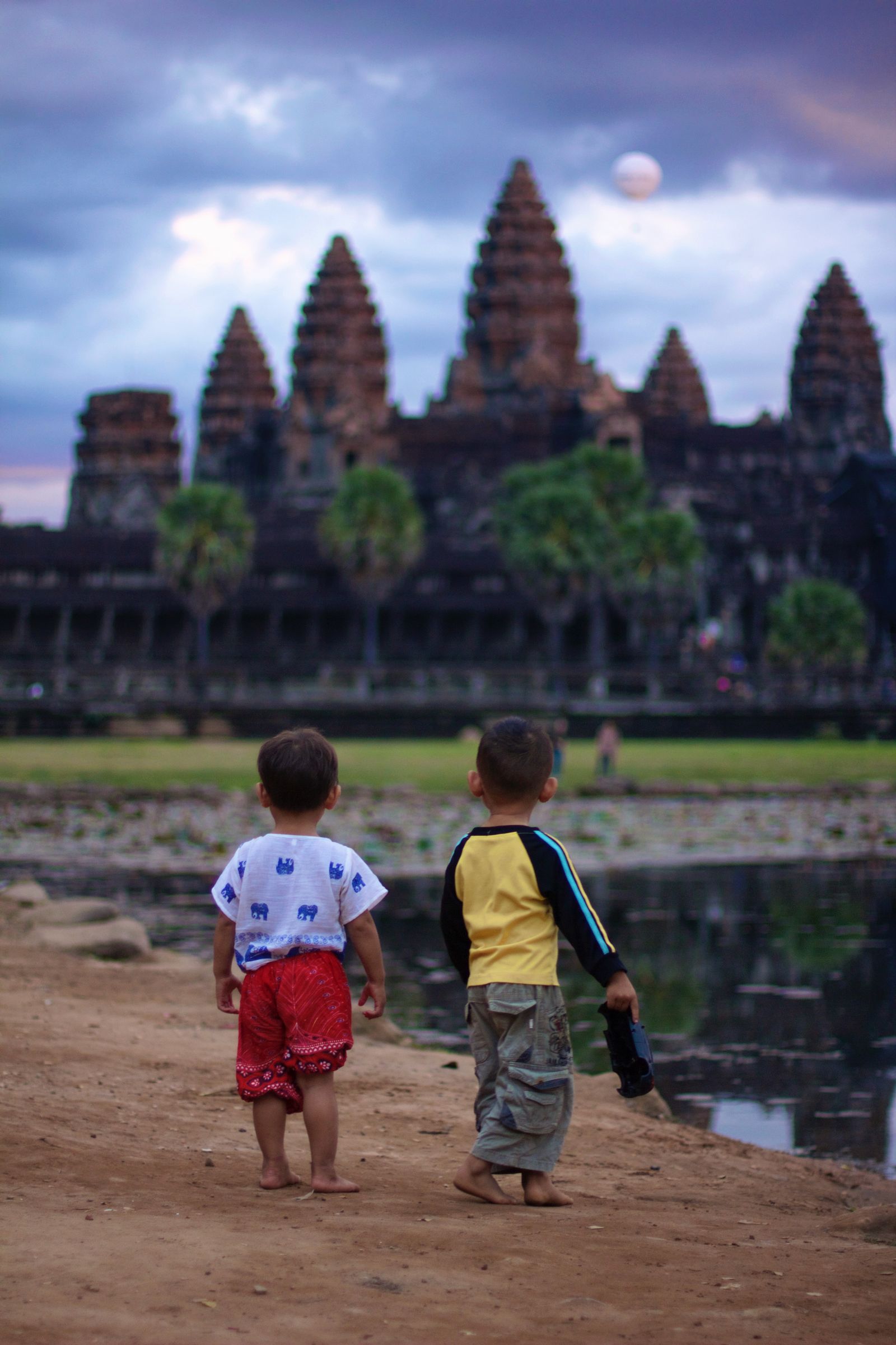 Steps Among Ancient Towers